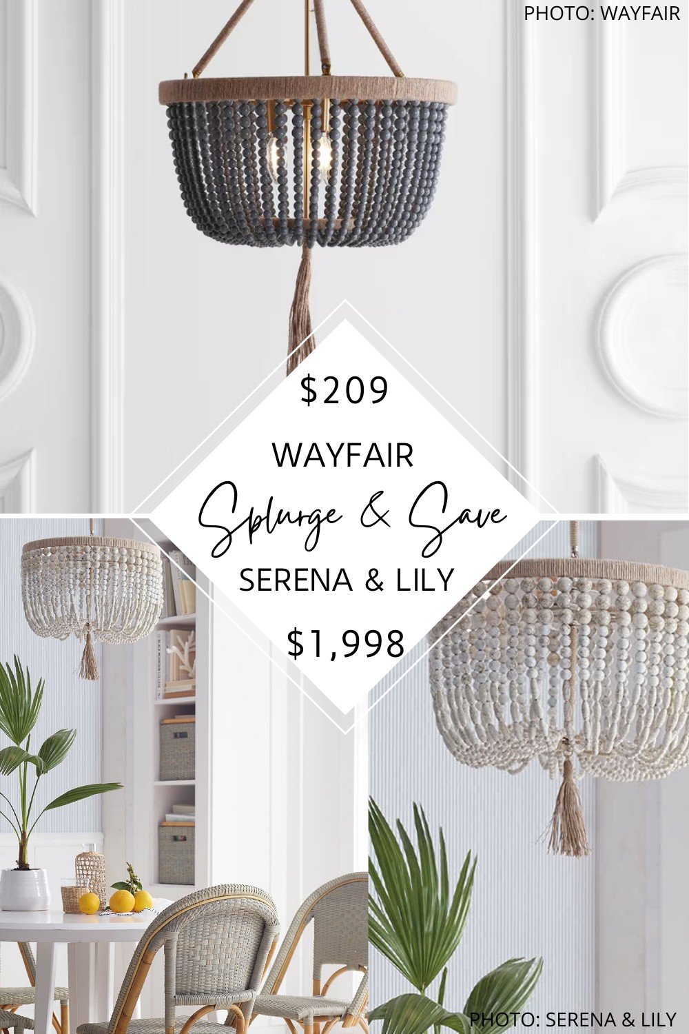 SERENA AND LILY MALIBU CHANDELIER DUPE KENDRA FOUND IT